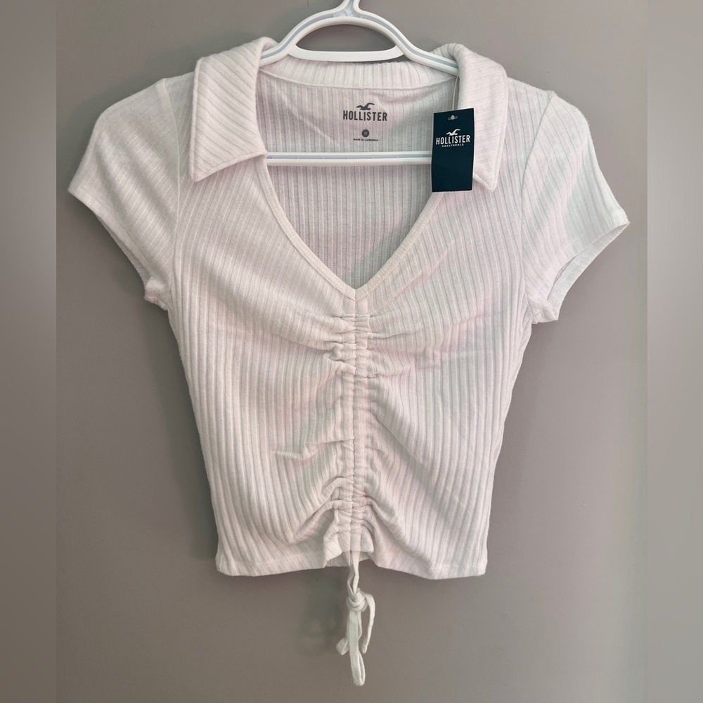 Hollister Ribbed Cropped Top M NWT